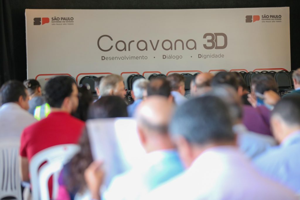 Governo de SP lança Caravana 3D para percorrer todas as regiões do estado e reforçar ações no interior